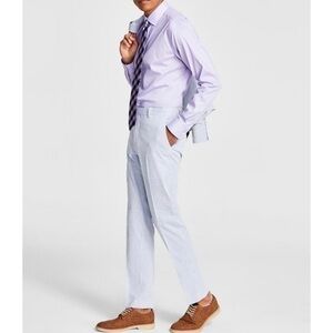 Tommy Hilfiger Blue/White Stripe Seersucker Suit Pants